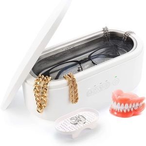 (1818) KRX Professional Ultrasonic Jewelry Cleaner Glass Ring Gold Silver Diamon